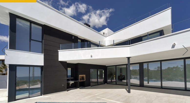 Modern luxury villa newly built with sea views in Les Bassetes Calpe